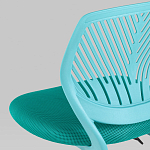 Яркий компьютерный стул Tropica Turquoise варинант исполнения - 6 | Loft Concept в Ульяновске