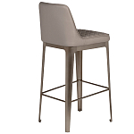 Стул барный светло-серый из экокожи Spectacular High Bar Stool варинант исполнения - 2 | Loft Concept в Ульяновске