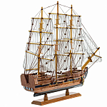 Декоративная модель деревянного парусника With The low варинант исполнения - 2 | Loft Concept в Ульяновске