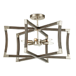 Подвесной светильник в форме фонаря серый Gray Eco Lantern варинант исполнения - 2 | Loft Concept в Ульяновске