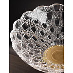 Чаша стеклянная прозрачная на бронзовой подставке с фигуркой девушки Eden Garden варинант исполнения - 7 | Loft Concept в Ульяновске