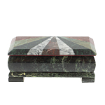 Шкатулка для денег с мозаикой из натуральных камней Stone Casket варинант исполнения - 2 | Loft Concept в Ульяновске