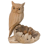 Статуэтка из дерева сова Animals of the World варинант исполнения - 4 | Loft Concept в Ульяновске