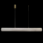 Подвесной светильник линейный цилиндрической формы из натурального алебастра Alabaster Geometry варинант исполнения - 2 | Loft Concept в Ульяновске