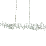 Линейная люстра White Eucalyptus Branches Lighting Chandelier варинант исполнения - 1 | Loft Concept в Ульяновске