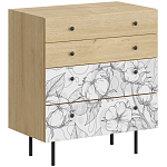 Комод с принтом на ящиках Elise Chest of Drawers варинант исполнения - 14 | Loft Concept в Ульяновске