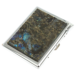 Портсигар на 10 сигарет с газовой зажигалкой из натурального камня Лабрадор Stone Cigarettes Cases варинант исполнения - 1 | Loft Concept в Ульяновске