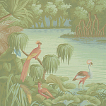 Обои ручная роспись Le Brésil Pastel варинант исполнения - 3 | Loft Concept в Ульяновске