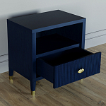 Прикроватная тумбочка с полкой Elsa Dreams Blue варинант исполнения - 2 | Loft Concept в Ульяновске