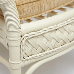 Комплект обеденный из ротанга Eloise grand white варинант исполнения - 11 | Loft Concept в Ульяновске