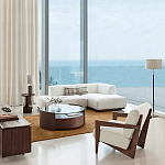 Кресло Avalon White Boucle из массива ореха варинант исполнения - 9 | Loft Concept в Ульяновске