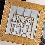 Зеркало квадратное в фактурной раме Pattern варинант исполнения - 5 | Loft Concept в Ульяновске