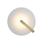 Потолочный светильник в форме плоского диска из белого матового стекла Eurofase варинант исполнения - 2 | Loft Concept в Ульяновске