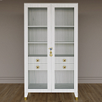 Дизайнерский шкаф витрина Elsa Dreams White с 4-мя ящиками варинант исполнения - 1 | Loft Concept в Ульяновске