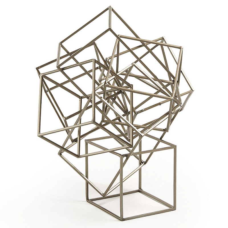 Декоративная фигура Complex Geometry Золотой Шампань Декоративная фигура Complex Geometry Золотой Шампань в Ульяновске | Loft Concept