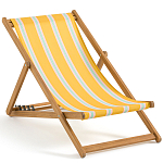 Шезлонг из акации и ткани Argentina варинант исполнения - 3 | Loft Concept в Ульяновске