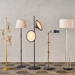 Торшер с абажурами из тонких металлических палочек Wild Thorns варинант исполнения - 3 | Loft Concept в Ульяновске