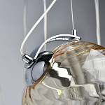 Люстра каскадная с 9-ю разноцветными стеклянными плафонами Kaleido варинант исполнения - 8 | Loft Concept в Ульяновске