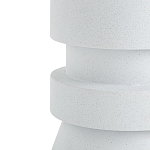 Приставной стол из искусственного камня Chess White варинант исполнения - 2 | Loft Concept в Ульяновске