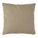 Подушка декоративная хлопковая бежевого цвета с абстрактным принтом Elysian Flow Sand варинант исполнения - 2 | Loft Concept в Ульяновске