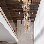 Люстра большая с прозрачными подвесками в форме капель Droplet Chandelier варинант исполнения - 2 | Loft Concept в Ульяновске