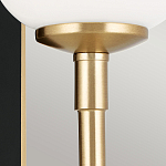  Бра с прямоугольным черным основанием и белым матовым цилиндрическим плафоном Kichler варинант исполнения - 11 | Loft Concept в Ульяновске