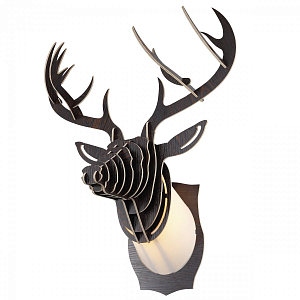 Бра Олень Cardboard Deer Wall Lamp dark