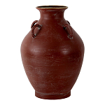 Ваза бордовая с 4-мя фактурными ручками Vase Burgundy Glaze варинант исполнения - 1 | Loft Concept в Ульяновске