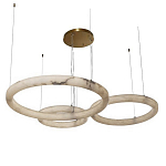 Люстра с 3-мя кольцами из натурального камня Minerals of Light варинант исполнения - 5 | Loft Concept в Ульяновске