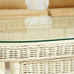 Комплект уличной мебели из ротанга Clara белый варинант исполнения - 11 | Loft Concept в Ульяновске