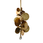 Люстра креативная из дисков цвета латунь Constellation Light and Style варинант исполнения - 1 | Loft Concept в Ульяновске