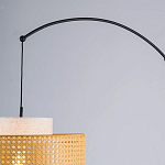 Торшер с декоративным поясом из плетеного бамбука Biuloggicu варинант исполнения - 3 | Loft Concept в Ульяновске