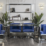 Стол обеденный металлический Weightlessness варинант исполнения - 4 | Loft Concept в Ульяновске