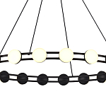 Люстра кольцевая с круглыми светодиодными источниками света Maxine Light варинант исполнения - 5 | Loft Concept в Ульяновске