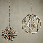 Люстра круглая в виде веток деревьев Natural Driftwood варинант исполнения - 4 | Loft Concept в Ульяновске