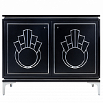 Черный комод в стиле арт-деко Luciano варинант исполнения - 1 | Loft Concept в Ульяновске