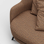 Мебельная ткань Шенилл терракотовый цвет 142 см T4-58 варинант исполнения - 4 | Loft Concept в Ульяновске