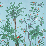 Обои ручная роспись Amazonia Duck Egg варинант исполнения - 2 | Loft Concept в Ульяновске