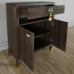 Комод Elsa Dreams Walnut Двухстворчатый  варинант исполнения - 1 | Loft Concept в Ульяновске