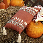 Подушка декоративная с вышивкой и кисточками Ethnic mix варинант исполнения - 5 | Loft Concept в Ульяновске