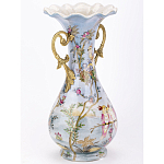 Ваза фарфоровая с попугаями Gaya варинант исполнения - 5 | Loft Concept в Ульяновске