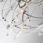 Люстра с каркасом из тонких металлических нитей и хрустальными подвесками Crystal Metal Threads Chandelier 100 варинант исполнения - 2 | Loft Concept в Ульяновске