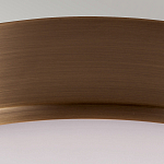 Потолочный светильник круглой формы с белым выпуклым матовым плафоном Feiss варинант исполнения - 3 | Loft Concept в Ульяновске