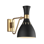 Бра с плафоном в форме песочных часов с узкими перфорированными отверстиями Feiss варинант исполнения - 1 | Loft Concept в Ульяновске