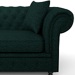 Мебельная ткань Шенилл темно-зеленый цвет 138 см T4-36 варинант исполнения - 8 | Loft Concept в Ульяновске