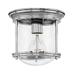 Потолочный светильник для ванных комнат с цилиндрическим стеклянным плафоном и одной лампой Hinkley варинант исполнения - 13 | Loft Concept в Ульяновске