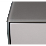 Комод со стеклянной столешницей и с выдвижными ящиками Minimalist Accent варинант исполнения - 5 | Loft Concept в Ульяновске