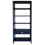 Стеллаж Elsa Dreams Blue со стеклянными полками и ящиком варинант исполнения - 7 | Loft Concept в Ульяновске