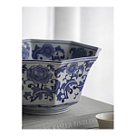 Чаша белая с синим цветочным узором Chino Dishes варинант исполнения - 5 | Loft Concept в Ульяновске