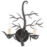 Бра черное в виде ствола дерева Branched Tree варинант исполнения - 2 | Loft Concept в Ульяновске